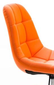 Kancelářská židle Achillina oranžová