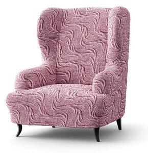 Bielastické potahy BRILLANTE bordó křeslo ušák (š. 60 - 110 cm)