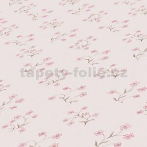 Vliesové tapety na zeď Maison Charme 39074-3, rozměr 10,05 m x 0,53 m, drobné kytičky růžové, A.S. CRÉATION