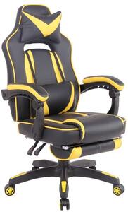 Kancelářská židle Adalgisa černá/žlutá