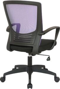 Kancelářská židle Adelinda černá/fialová