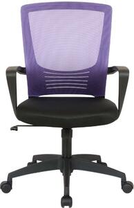 Kancelářská židle Adelinda černá/fialová
