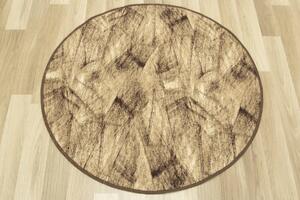 Balta Kulatý koberec Brush 17 pogumovaný béžový hnědý Rozměr: průměr 67 cm