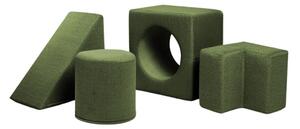 Dětská pěnová sestava PLAYSET - Tmavě zelená