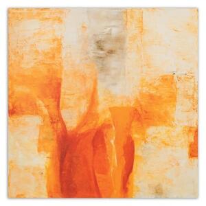 Obraz na plátně Oranžový abstrakt - 40x40 cm
