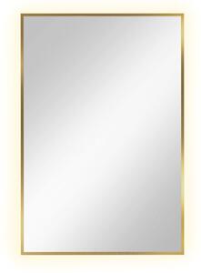 Baltica Design Tiny Border Straight zrcadlo 60x90 cm obdélníkový s osvětlením zlatá 5904107904689