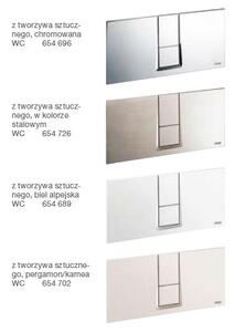 Viega Visign splachovací tlačítko pro WC bílá 654689
