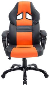 Kancelářská židle Adina černá/oranžová