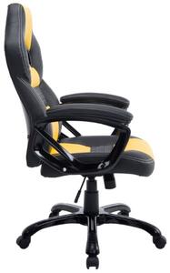 Kancelářská židle Adina černá/žlutá
