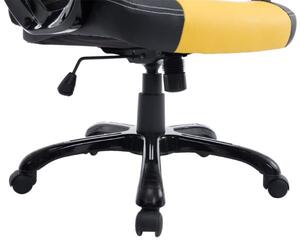 Kancelářská židle Adina černá/žlutá