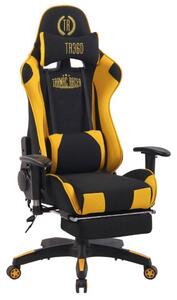 Kancelářská židle Afrodite černá/žlutá