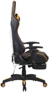 Kancelářská židle Africana černá/žlutá