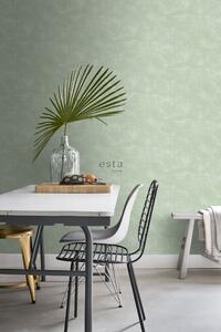 Zelená vliesová tapeta na zeď, štuk, 139018, Vintage Flowers, Esta Home