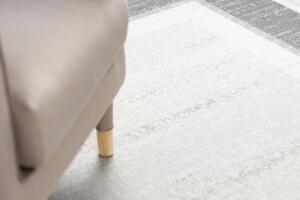 Makro Abra Kusový koberec vlněný ANGEL 6232 / 52022 Geometrický béžový šedý Rozměr: 80x150 cm