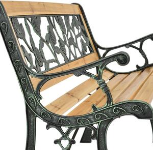 2-místná zahradní lavice Venezia ze dřeva a kových částí