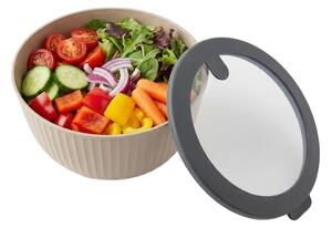 Orion Mísa / box s víkem DORA 2,6L, kulatá pr. 21 cm, sv. hnědá