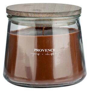 Svíčka WOODEN s dřevěným knotem, Doutníky a whisky 250 g