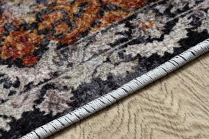 Makro Abra Kusový koberec pratelný MIRO 51186.808 Rozeta Klasický protiskluzový modrý hnědý Rozměr: 80x150 cm