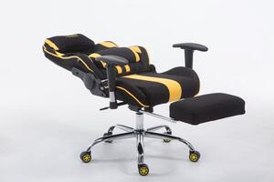 Závodní kancelářská židle Amabile černá/žlutá