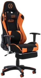 Závodní kancelářská židle Amanda černá/oranžová