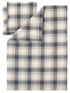 Livarno® Oboustranné ložní povlečení z jemného flanelu / ložní povlečení z jemného flanelu, 240 x 220 cm (modrá) (100412847004)