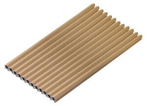 Home Deluxe WPC rohová lišta »Sano«, pro obklad fasád (12dílná sada, teak) (100407609012)