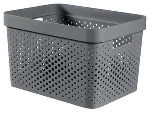 CURVER Úložný box INFINITY 17l recyklovaný plast tmavě šedý