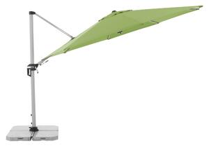 Doppler ACTIVE, výkyvný zahradní slunečník s boční tyčí, 370 cm, zelená