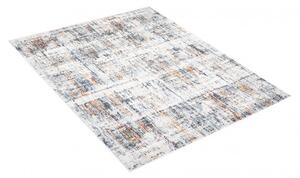 Makro Abra Moderní kusový koberec DAKOTA YF79C abstraktní šedý krémový Rozměr: 77x148 cm