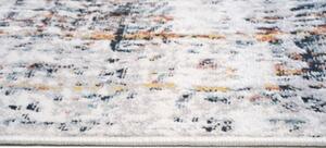 Makro Abra Moderní kusový koberec DAKOTA YF79C abstraktní šedý krémový Rozměr: 77x148 cm