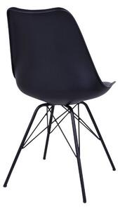 Černá jídelní židle Ivette