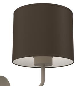 Nástěnná lampa ARDEN 1xE27/15W/230V béžová/hnědá