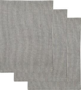 Bavlněná utěrka Cook Dark Grey – set 3 ks