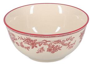 Vínová/slonovinová porcelánová miska Cyril – S|P Collection