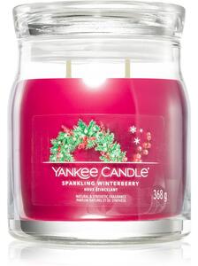 Yankee Candle Sparkling Winterberry vonná svíčka Signature 368 g