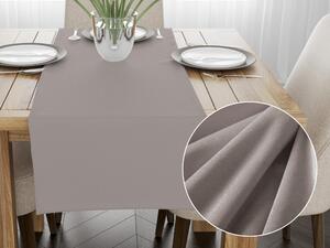 Biante Sametový běhoun na stůl Velvet Premium SVP-015 Latte 35x120 cm