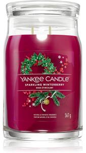 Yankee Candle Sparkling Winterberry vonná svíčka Signature 567 g
