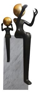 Immax 08802XL - Stojací lampa SILUETTE 1xE27/40W/230V 160 cm Aura