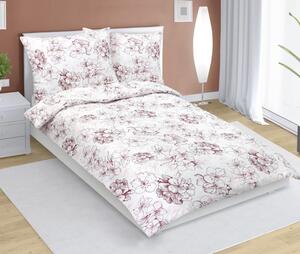 Bavlněné povlečení Červená,Béžová 90/184