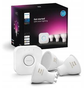 Základní sada Philips Hue WACA 3xGU10/4,2W/230V 2200-6500K + Hue bridge