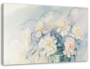 Obraz na plátně Kytice Květiny Pastel - 120x80 cm