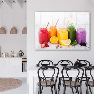 Obraz na plátně Barevné koktejlové ovoce - 60x40 cm
