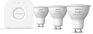 Základní sada Philips Hue WACA 3xGU10/4,2W/230V 2200-6500K + Hue bridge