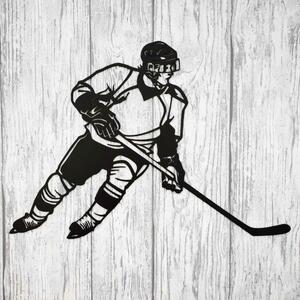 DUBLEZ | Dárek pro hokejistu - Dřevěný obraz na zeď
