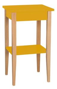 Noční stolek ENTLIK 40x35x70cm žlutý