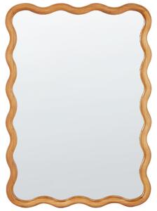 Zrcadlo BEFFES 50 cm 72 cm Borovicové dřevo Přírodní