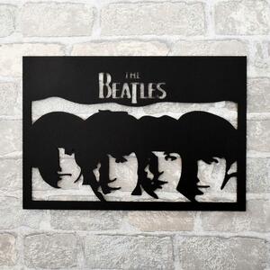 DUBLEZ | Dřevěný obraz na stěnu - The Beatles