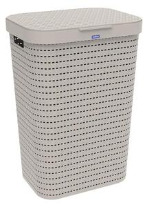 Koš na špinavé prádlo COUNTRY cappuccino, 55 l