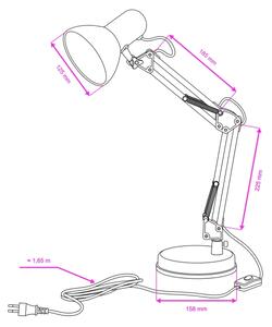 Brilagi - Stolní lampa ROMERO 1xE27/60W/230V zelená