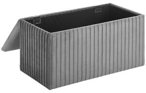 SEDACÍ BOX, dřevo, textil, 75/40/40 cm Xora - Taburety